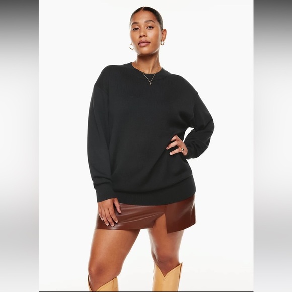 NWT Wilfred Endless Sweater Merino wool crew-neck sweater size small oversized - Picture 1 of 11